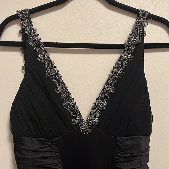 Dina Barel Silk and Beaded Gown - Picture 2 of 4